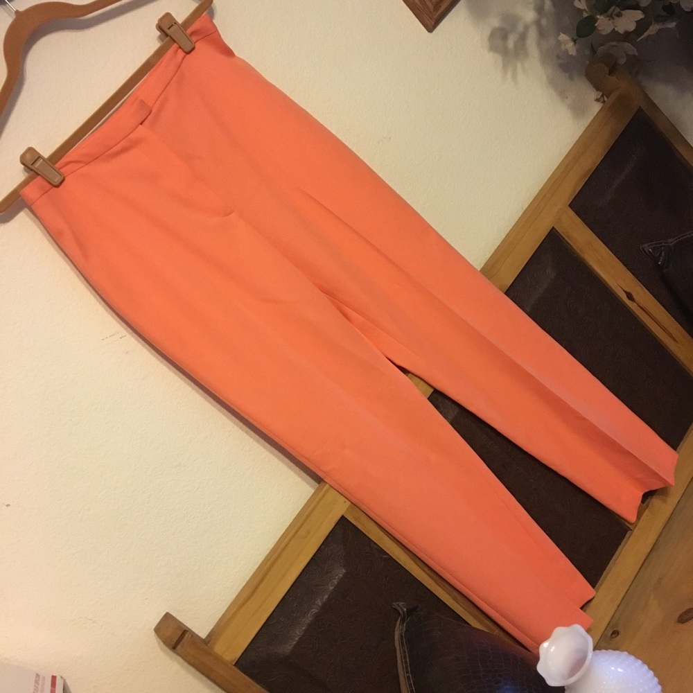 Nine & Company sherbet straight leg slacks 8